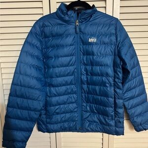 REI Kids Blue Insulated Puffer Jacket